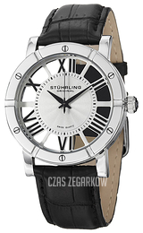 Stührling Original Srebrny/Skóra Ø42 mm 881.01