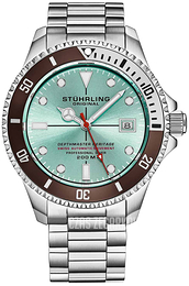 Stührling Original Depthmaster Turkusowy/Stal Ø42 mm 883H.05
