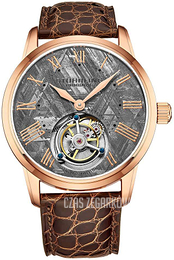 Stührling Original Tourbillon Szary/Skóra Ø40 mm 972.02