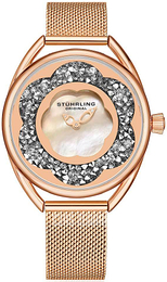 Stührling Original Lily Różowe złoto/Stal w kolorze różowego złota Ø38 mm 995M.05