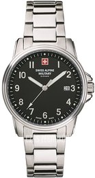 Swiss Alpine Military Alpine by Grovana Czarny/Stal Ø41 mm 7011.1137