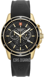 Swiss Alpine Military Douglas Czarny/Guma Ø44 mm 7089.9817