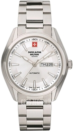 Swiss Alpine Military Automatic Srebrny/Stal Ø43 mm 7090.2132