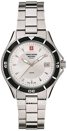 Swiss Alpine Military Aquatech Srebrny/Stal Ø36 mm 7740.1132SAM