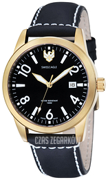 Swiss Eagle Cadet Czarny/Skóra Ø42 mm SE-9029-05
