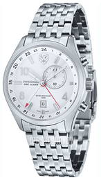 Swiss Eagle Mission Srebrny/Stal Ø43 mm SE-9060-22