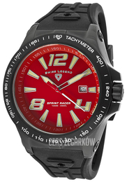 Swiss Legend Sprint Racer Czerwony/Guma Ø46 mm 10043-BB-05