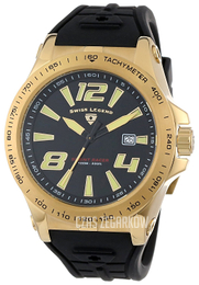 Swiss Legend Sprint Racer Czarny/Guma Ø46 mm 10043-YG-01