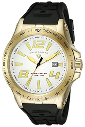 Swiss Legend Sprint Racer Biały/Guma Ø46 mm 10043-YG-02S