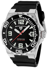Swiss Legend Expedition Czarny/Guma Ø46 mm SL-10008-01-BB