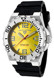 Swiss Legend Expedition Żółty/Guma Ø46 mm SL-10008-07