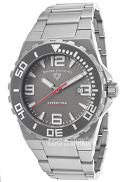 Swiss Legend Expedition Szary/Stal Ø46 mm SL-10008-104
