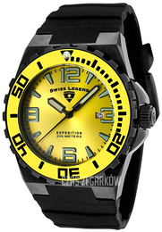 Swiss Legend Expedition Żółty/Guma Ø46 mm SL-10008-BB-07-YB