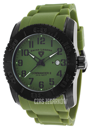 Swiss Legend Commander Zielony/Guma Ø47 mm SL-10068-BB-017