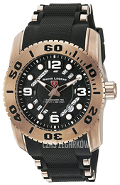 Swiss Legend Commander Czarny/Stal w kolorze różowego złota Ø47 mm SL-10069-RG-01