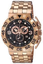 Swiss Legend Challenger Czarny/Stal w kolorze różowego złota Ø49 mm SL-10125-RG-11