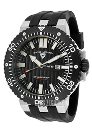 Swiss Legend Challenger Czarny/Guma Ø50 mm SL-10126-01-BB