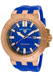 Swiss Legend Challenger Niebieski/Guma Ø50 mm SL-10126-RG-03