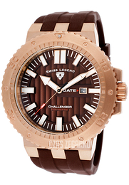 Swiss Legend Challenger Brązowy/Guma Ø50 mm SL-10126-RG-04