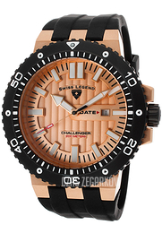 Swiss Legend Challenger Zloty/Guma Ø50 mm SL-10126-RG-09-BB