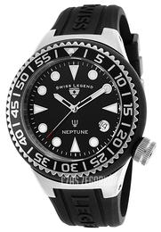 Swiss Legend Neptune Czarny/Guma Ø44 mm SL-11044D-01-NB