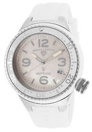 Swiss Legend Neptune Biały/Guma Ø44 mm SL-11044P-02-MOP