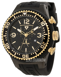 Swiss Legend Neptune Czarny/Guma Ø52 mm SL-11812P-BB-01-GA