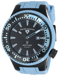 Swiss Legend Neptune Czarny/Guma Ø52 mm SL-11818A-BB-01-BBLS