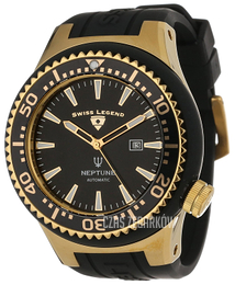 Swiss Legend Neptune Czarny/Guma Ø52 mm SL-11818A-YG-01-GA-W
