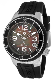 Swiss Legend Neptune Czarny/Guma Ø40 mm SL-11840P-01-MOP