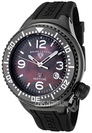 Swiss Legend Neptune Czarny/Guma Ø44 mm SL-11844-BB-01MOP
