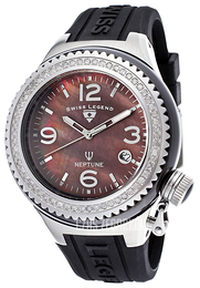 Swiss Legend Neptune Czarny/Guma Ø44 mm SL-11844D-BKBSA