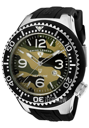 Swiss Legend Neptune Zielony/Guma Ø52 mm SL-11852C-017-BLK