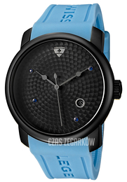 Swiss Legend Planetimer Czarny/Guma Ø43 mm SL-20028-BB-01-BBL