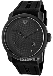 Swiss Legend Planetimer Czarny/Guma Ø43 mm SL-20028-BB-01-BLK