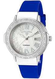 Swiss Legend South Beach Biały/Guma Ø35 mm SL-20032D-02-BLUE