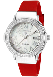 Swiss Legend South Beach Biały/Guma Ø35 mm SL-20032D-02-RED