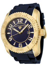 Swiss Legend Commander Niebieski/Guma Ø46 mm SL-20068-YG-03