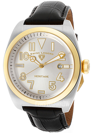 Swiss Legend Heritage Srebrny/Skóra Ø44 mm SL-20434-02S-GB