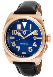 Swiss Legend Heritage Niebieski/Skóra Ø44 mm SL-20434-RG-03