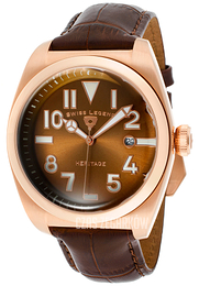 Swiss Legend Heritage Brązowy/Skóra Ø44 mm SL-20434-RG-04