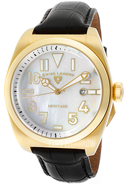 Swiss Legend Heritage Biały/Skóra Ø44 mm SL-20434-YG-02MOP