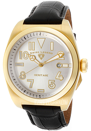 Swiss Legend Heritage Srebrny/Skóra Ø44 mm SL-20434-YG-02S