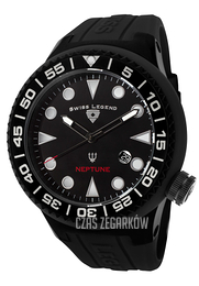 Swiss Legend Neptune Czarny/Guma Ø52 mm SL-21818D-BB-01-NB