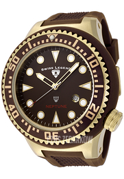 Swiss Legend Neptune Brązowy/Guma Ø52 mm SL-21818D-YG-04
