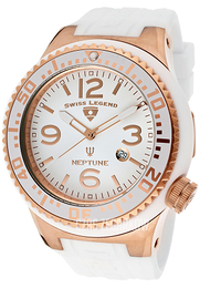 Swiss Legend Neptune Biały/Guma Ø52 mm SL-21818P-RG-02