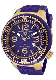 Swiss Legend Neptune Purpurowy/Guma Ø52 mm SL-21818P-YG-11