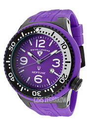 Swiss Legend Neptune Purpurowy/Guma Ø52 mm SL-21818S-B-SK