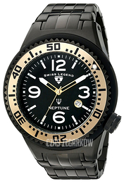 Swiss Legend Neptune Czarny/Stal Ø52 mm SL-21819P-BB-11-GA