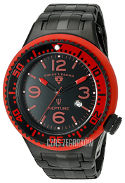 Swiss Legend Neptune Czarny/Stal Ø52 mm SL-21819P-BB-11-RB